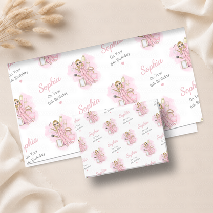 Pink Make Up Wrapping Sheets (5 Sheets)