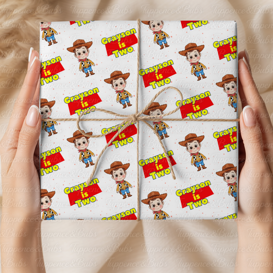 Toy Themed Wrapping Sheets (5 sheets)