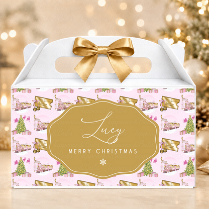 Personalised Christmas Train Gable Box – Colour Choice