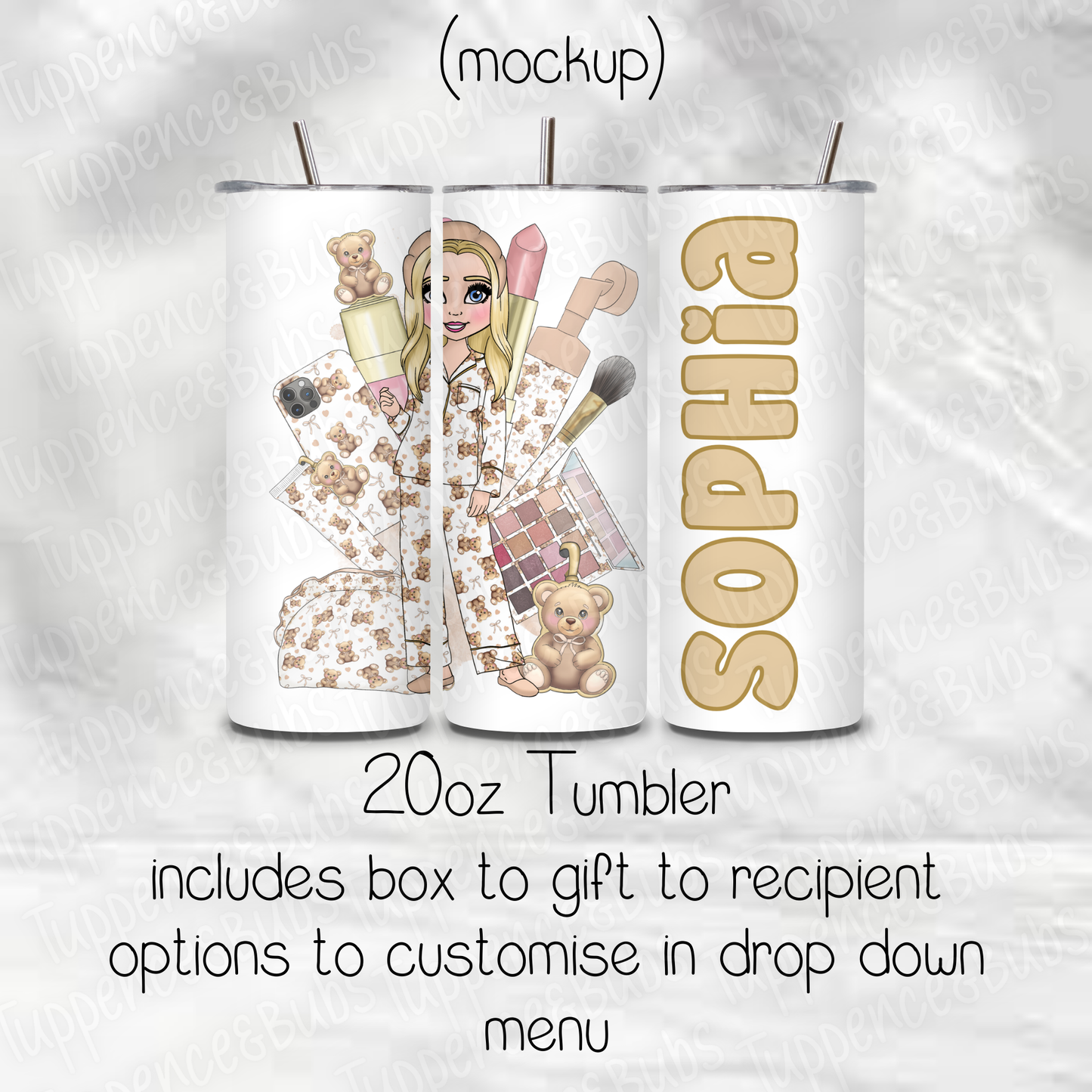 Teddy Touch Inspired Tumbler