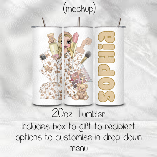Teddy Touch Inspired Tumbler