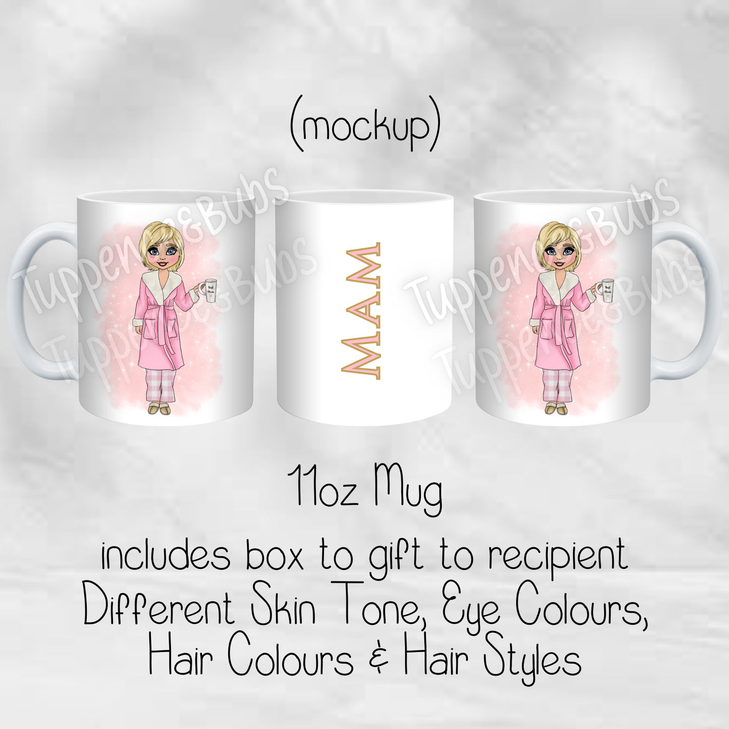 Personalised Dressing Gown Mug