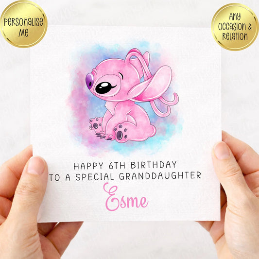 Angel Inspired Birthday Card