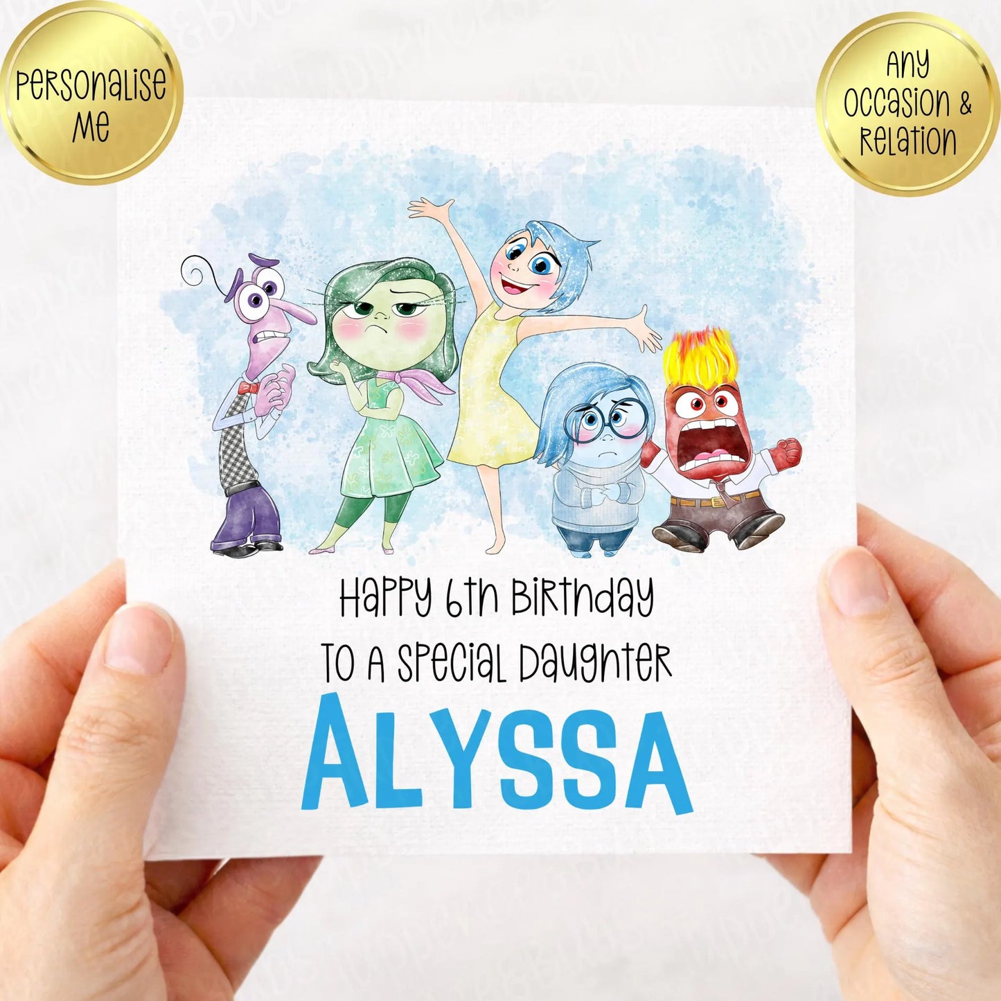 Emotion Inspired Birthday Card - Any Age - Any Relation