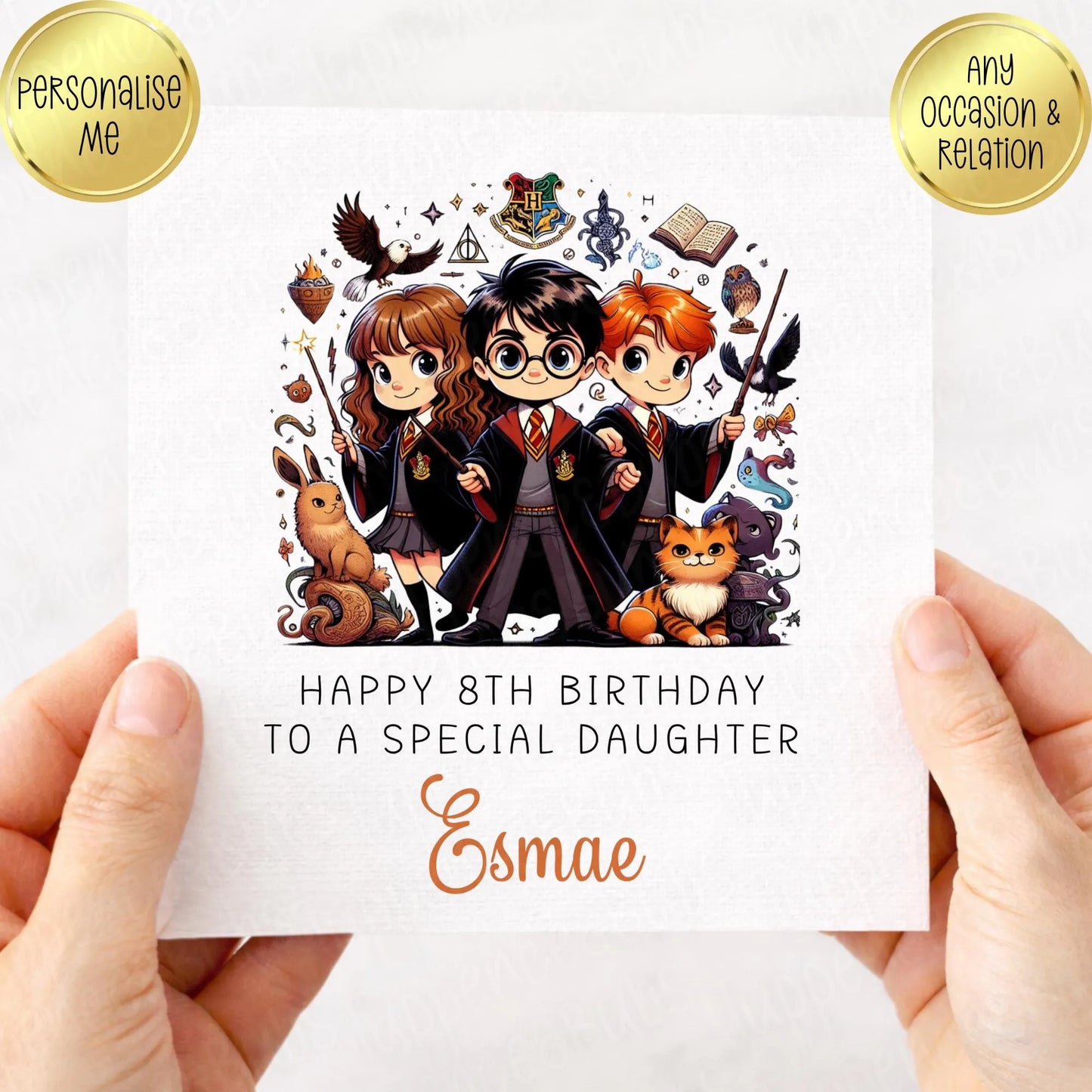 Wizard Inspired Birthday Card