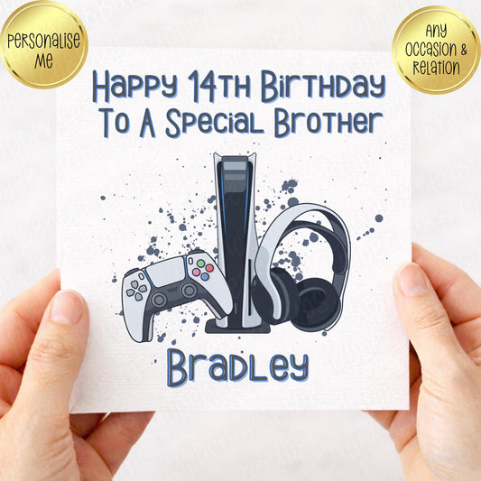 Gaming Inspired Birthday Card