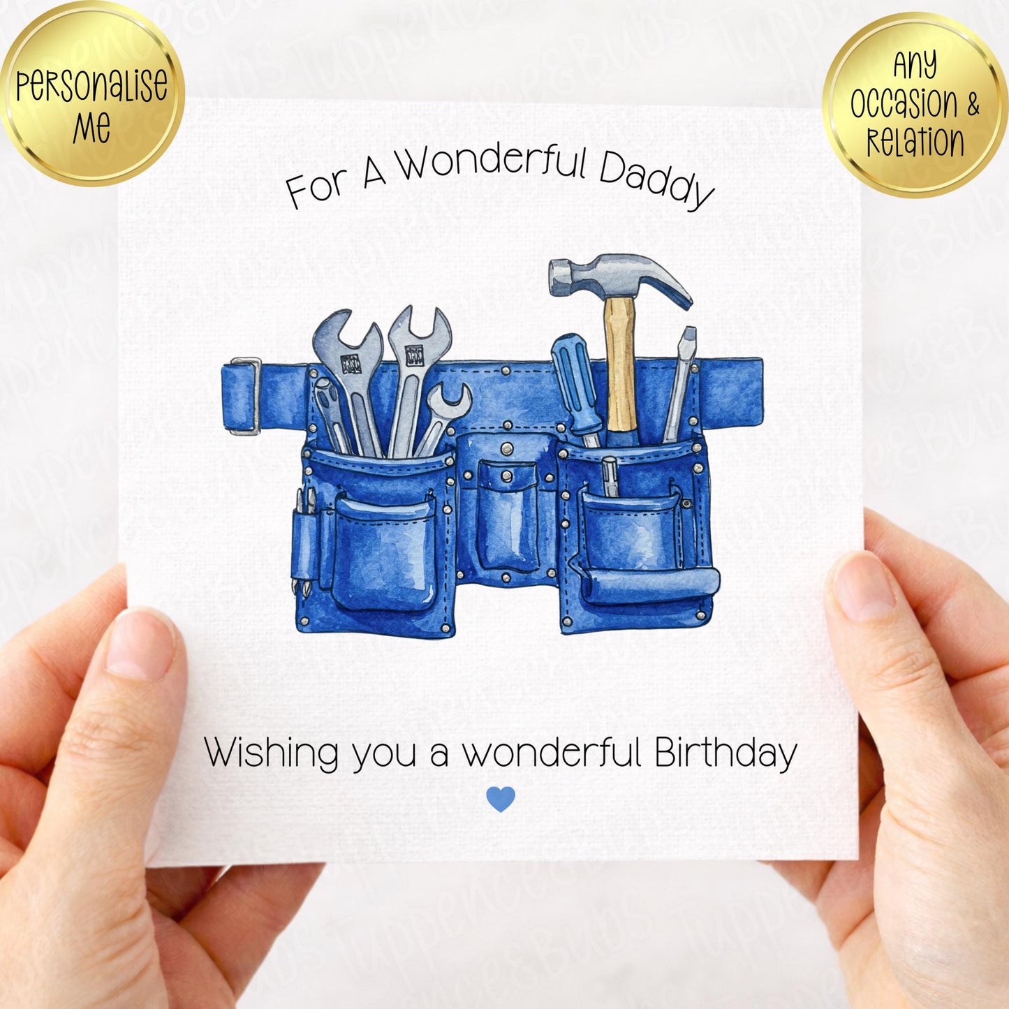 Tool Belt Themed Card
