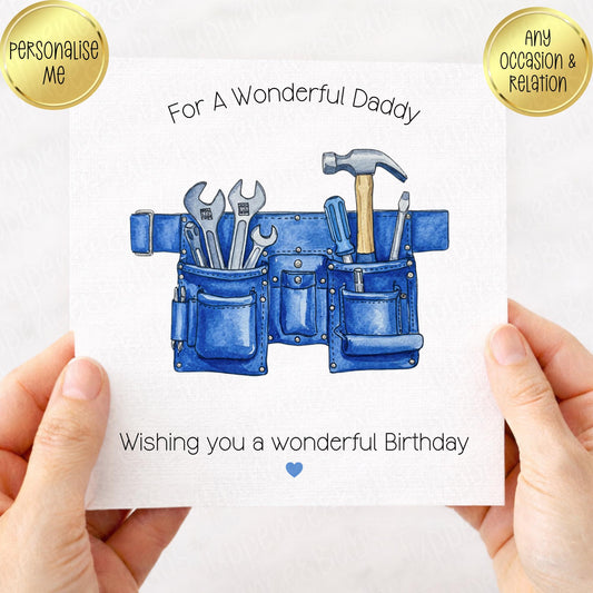 Tool Belt Themed Card