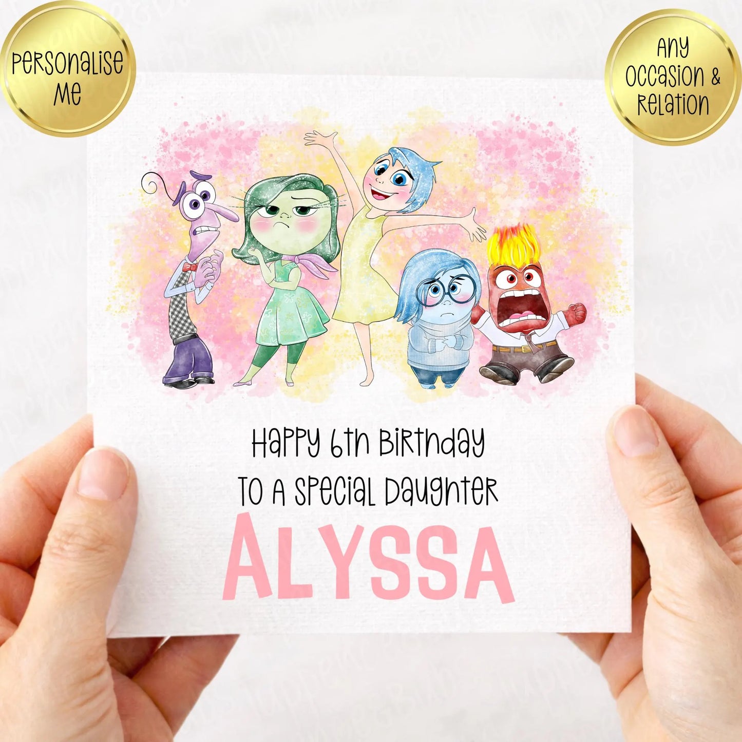 Emotion Inspired Birthday Card - Any Age - Any Relation