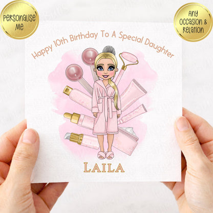 Skin Care Inspired - Birthday Card