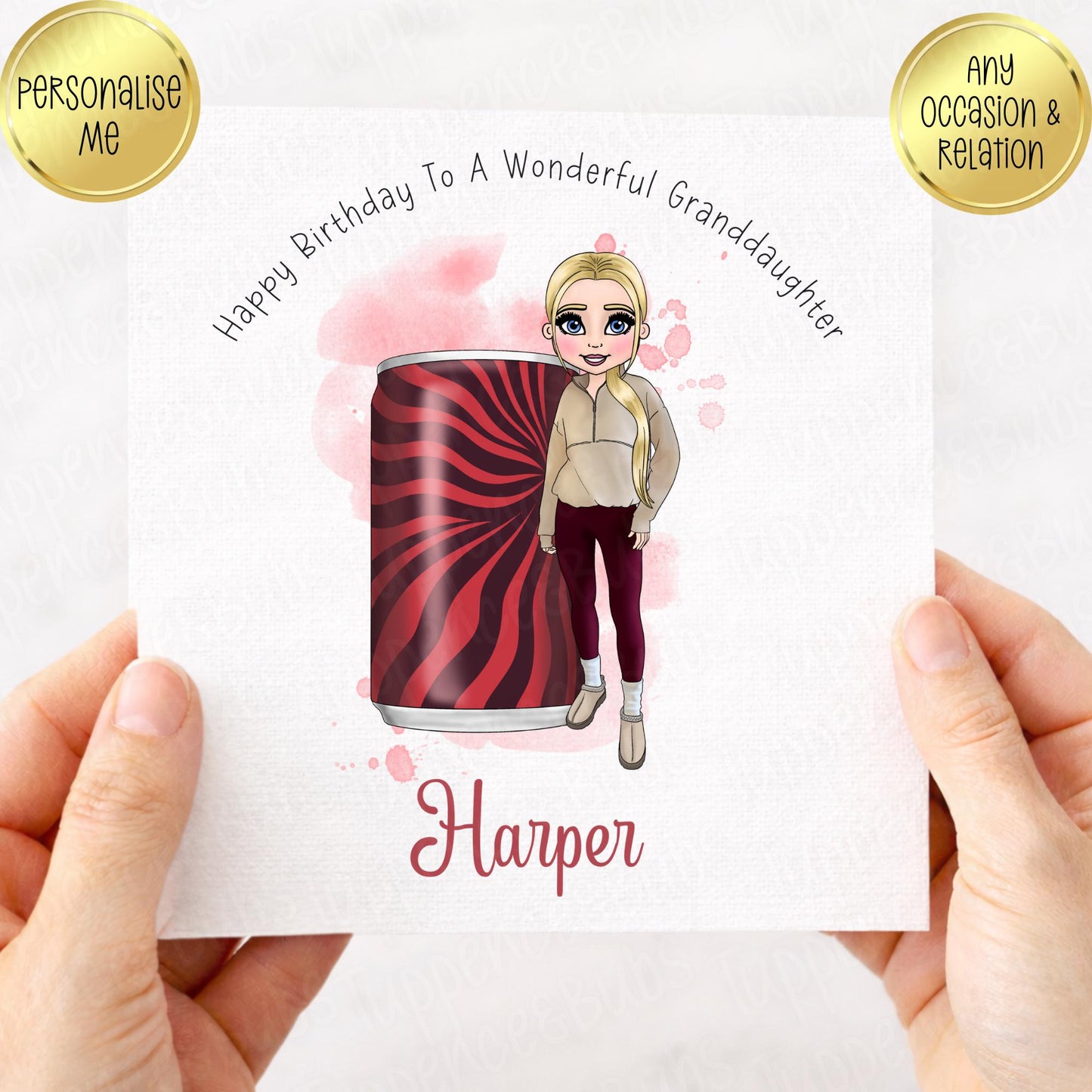 Dr Pepper Inspired Birthday Card