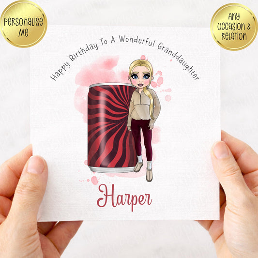 Dr Pepper Inspired Birthday Card