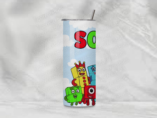 Numberblock Themed Tumbler - 20oz