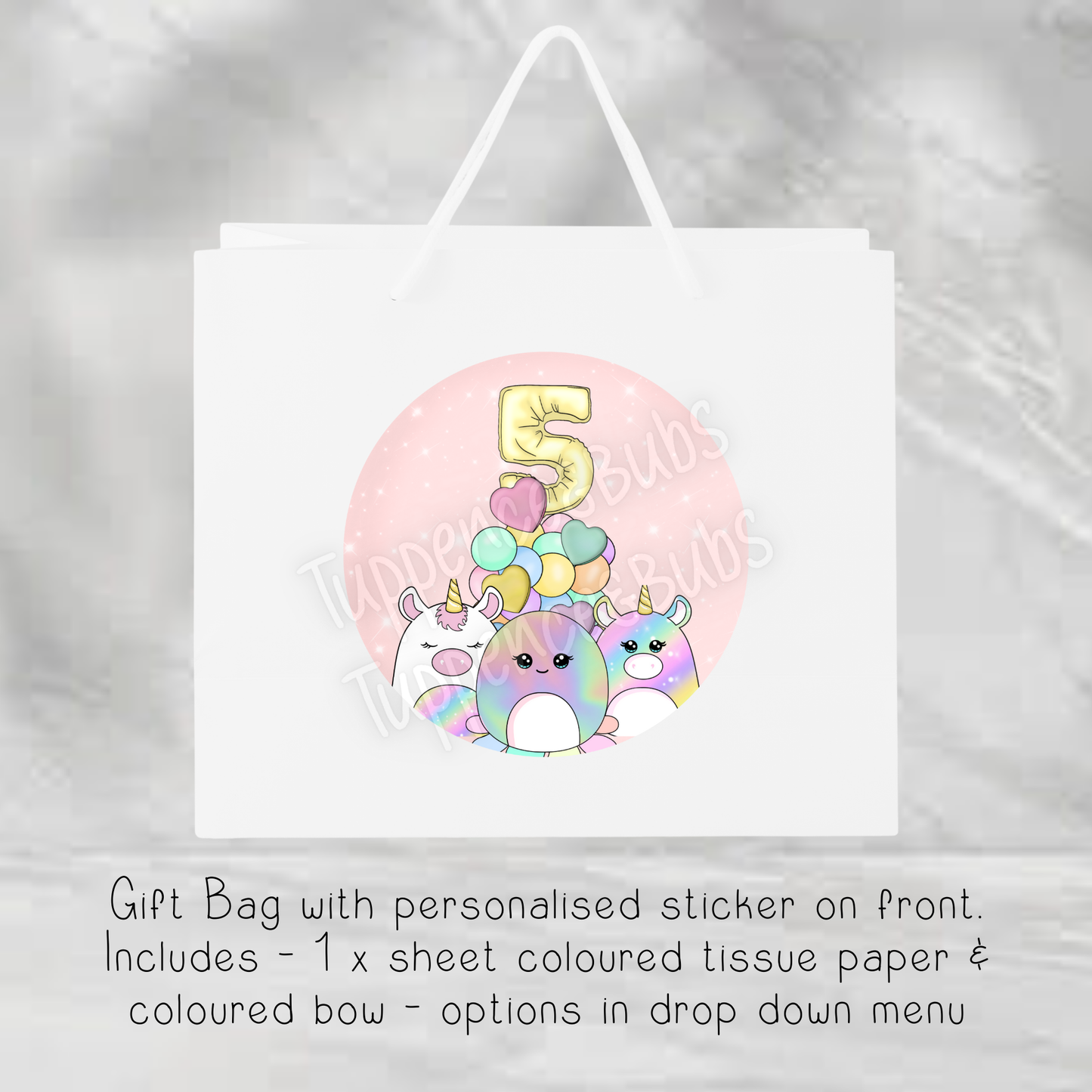 Squish Mallow Inspired Gift Bag - 2 Sizes Available